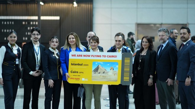 Sabiha Gökçen Uluslararası Havalimanı'ndan Kahire Sphinx uçuşları başladı