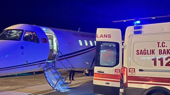 Van'da kalp rahatsızlığı olan bebek ambulans uçakla Ankara'ya nakledildi