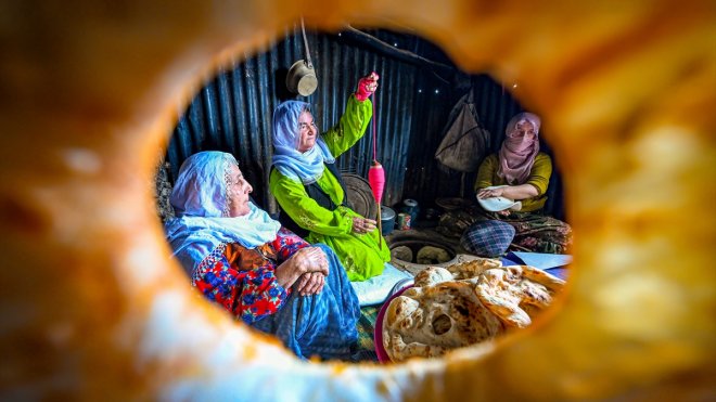 VAN - Kar esareti altındaki Bahçesaray