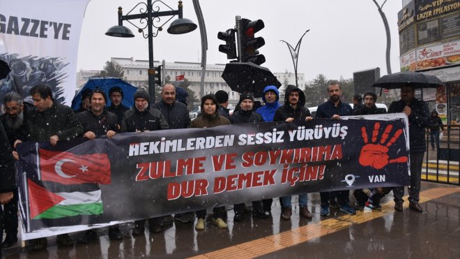 VAN - Sağlık çalışanları Filistin