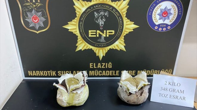 Elazığ'da narkotik uygulamasında yakalanan şüpheli tutuklandı