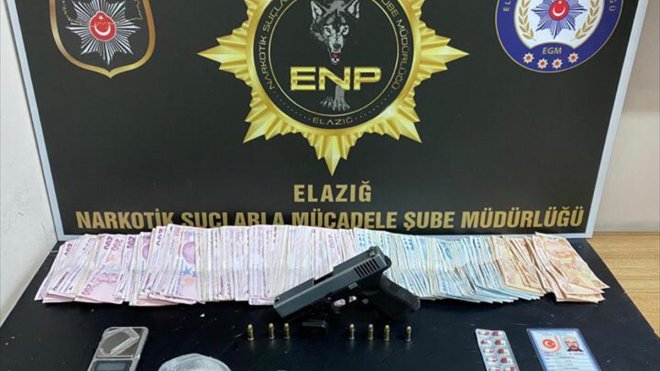Elazığ'da uyuşturucu operasyonunda yakalanan zanlı tutuklandı