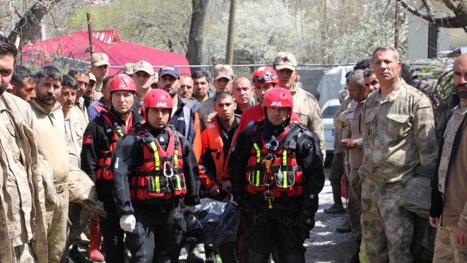 IĞDIR - Dere yatağına düşen çocuğun cenazesine ulaşıldı1