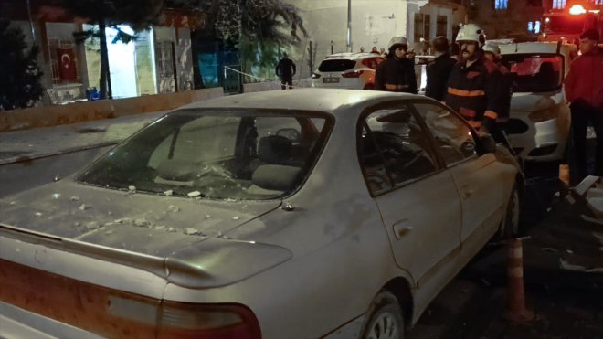 Malatya'da yemek pişirilen konteynerde tüp patladı