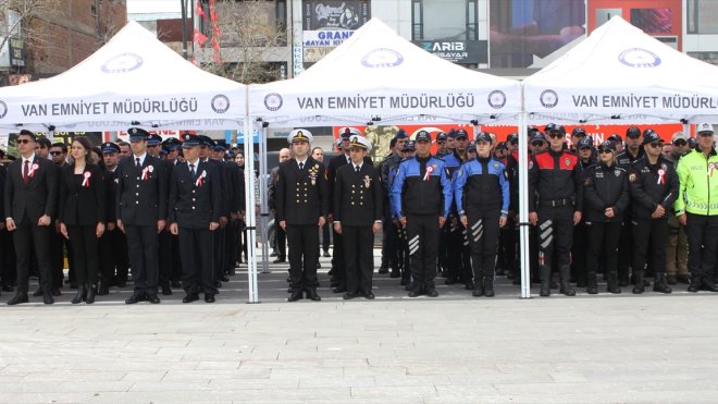 Van'da Türk Polis Teşkilatı'nın 179. kuruluş yıl dönümü kutlandı
