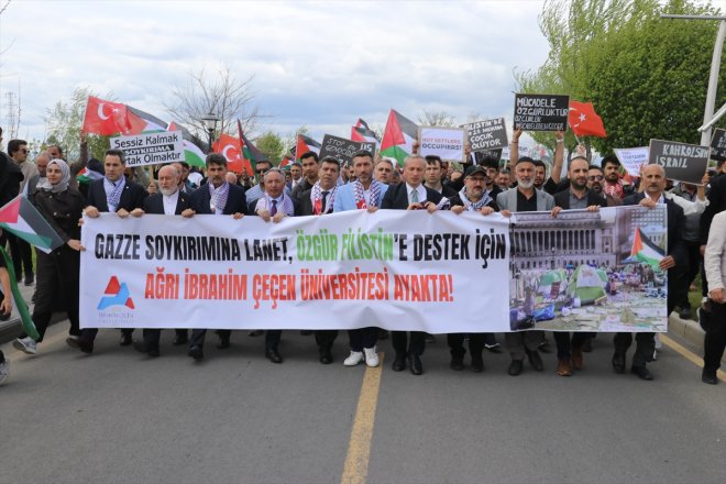 etti öğrencileri Gazze