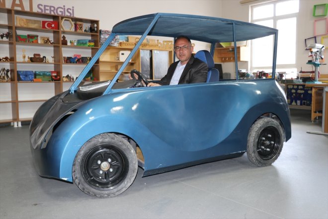 üretti atık Öğretmenler malzemelerden - AĞRI araç elektrikli 3