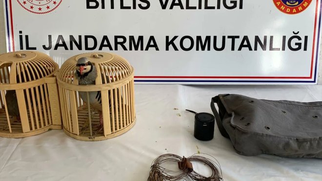 Bitlis'te keklik yakalayan 2 kişiye 26 bin 635 lira ceza uygulandı