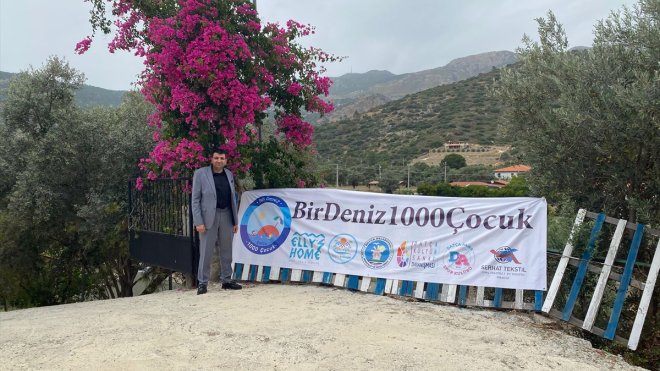 Depremzede çocuklar Datça