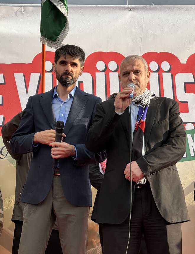 ve Yürüyüşü Gazze yapıldı - Mitingi ELAZIĞ Büyük 11