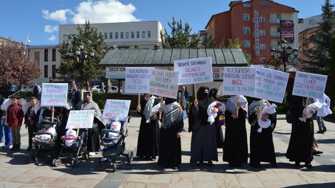 Erzurum'da sağlık çalışanları, Gazze için 27 haftadır "sessiz yürüyüş" yapıyor
