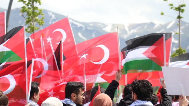 Erzurum Teknik Üniversitesi öğrencilerinden Filistin