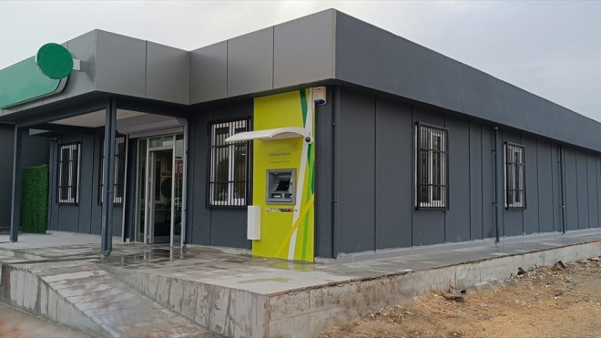 Karmod deprem bölgesine hafif çelik yapıdan banka şubeleri inşa ediyor