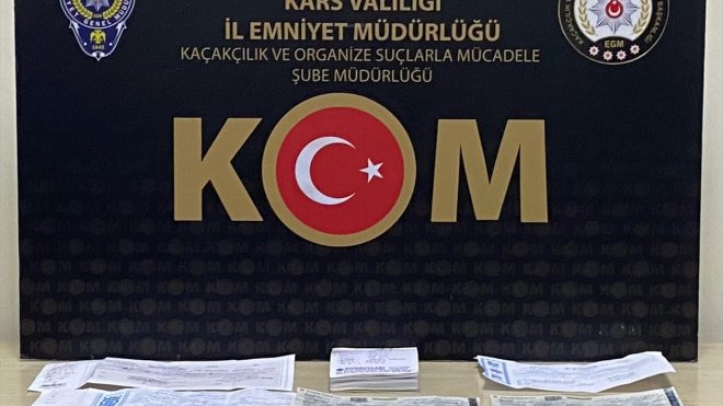 Kars'ta tefecilik operasyonunda 4 zanlı gözaltına alındı