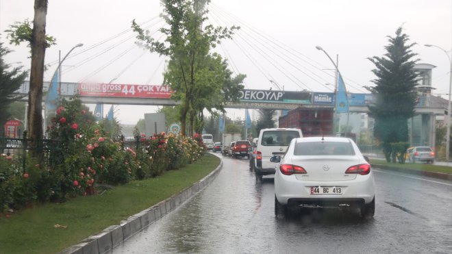 Malatya'da sağanak etkili oldu