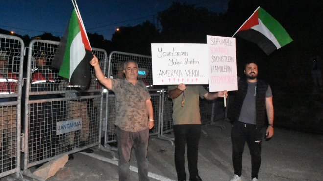 Malatya'da İsrail'in Gazze'ye yönelik saldırıları protesto edildi