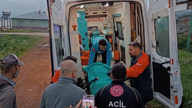 MUŞ - Dağda mantar toplarken sakatlanan kadın ekiplerce kurtarıldı1