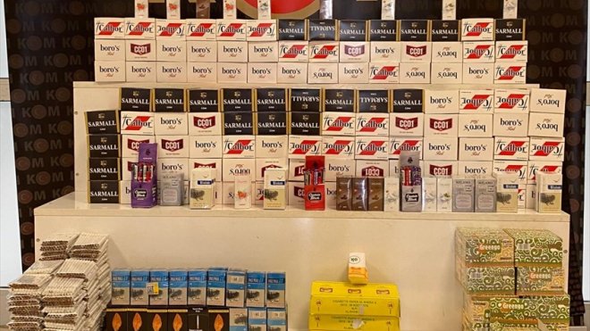 Muş'ta gümrük kaçağı sigara ve tütün ürünleri ele geçirildi