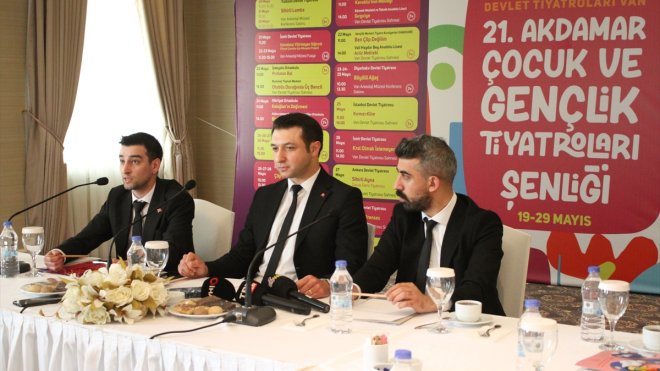 Van'da 21. Akdamar Çocuk ve Gençlik Tiyatroları Şenliği lansmanı yapıldı