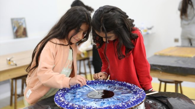 Van'da kurulan Çocuk Akademisi faaliyetlerini sürdürüyor