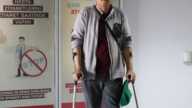 Ayağındaki 10 yıllık yara Kronik Yara Bakım Merkezinde iyileşti