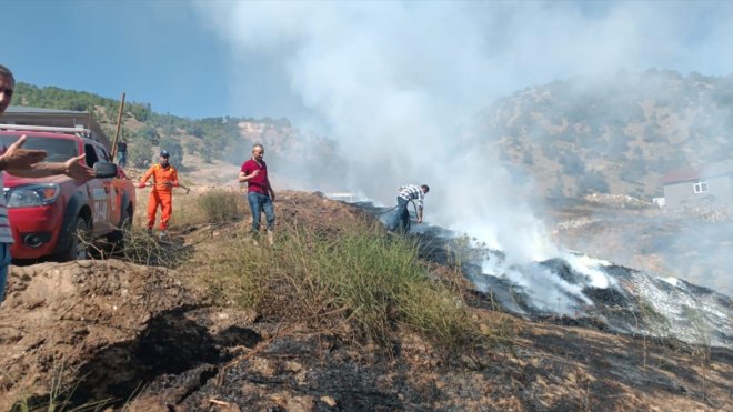 BİNGÖL - Ormanlık alanda çıkan yangın söndürüldü1