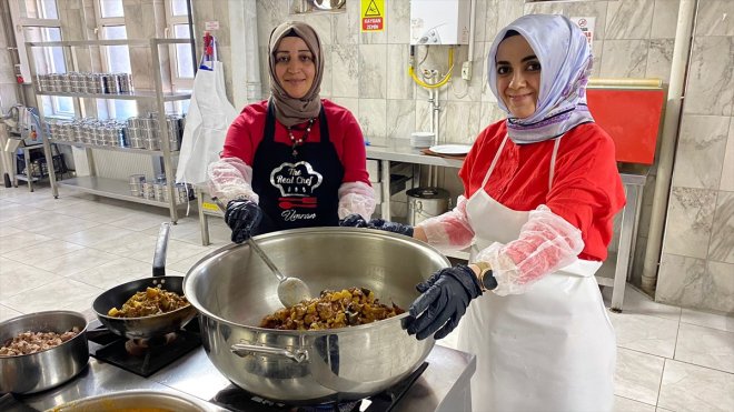 Erzurum'da ihtiyaç sahipleri için aşevi kuruldu