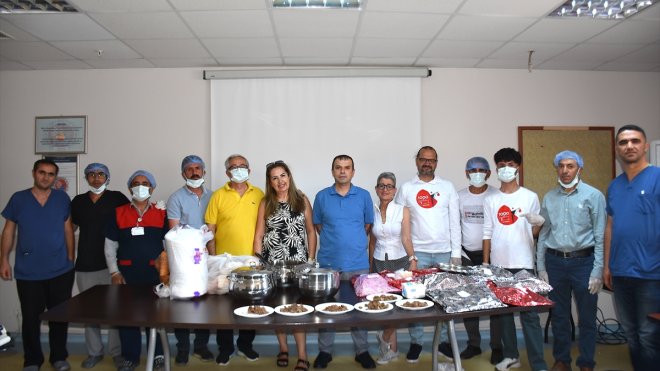 Van'da tedavi gören hastalar bayramda yalnız bırakılmadı