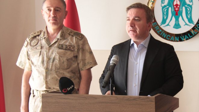 Erzincan Valisi Aydoğdu, kentteki asayiş olaylarının düşüşte olduğunu belirtti1