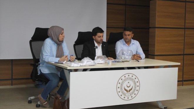 Hakkari'de TYP kura çekimi yapıldı