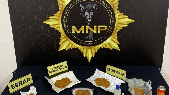 MALATYA - Uyuşturucu operasyonunda 5 zanlı tutuklandı1