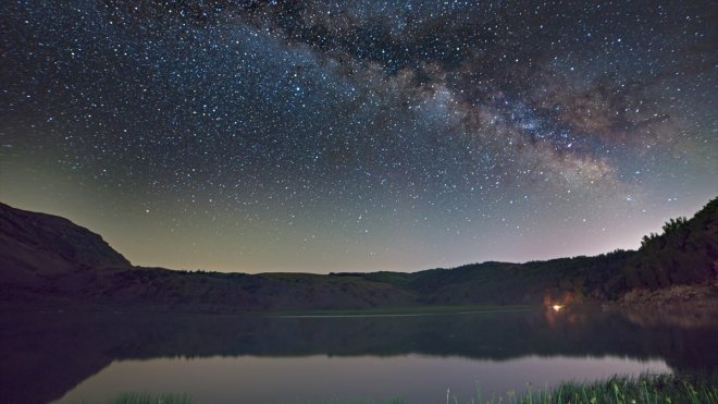Nemrut Krater Gölü gece görüntülendi1