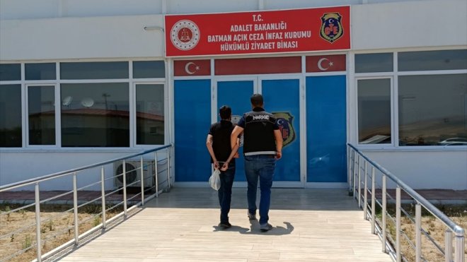 Siirt'te hakkında kesinleşmiş hapis cezası bulunan kişi yakalandı
