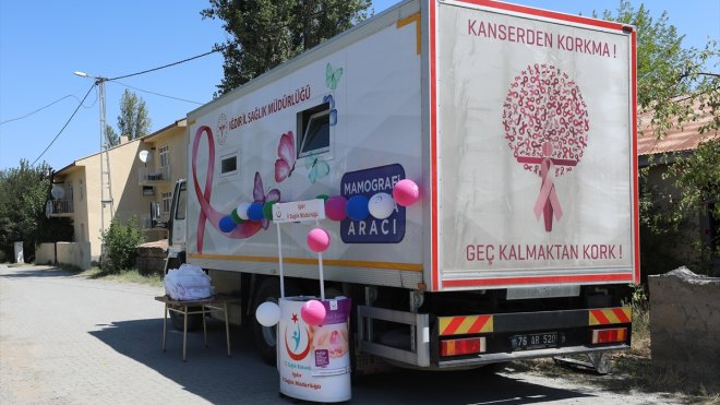 IĞDIR - Mobil kanser tarama aracıyla erken tanı için Iğdır