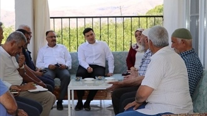 Keban Kaymakamı Atalık köylere ziyarette bulundu 1