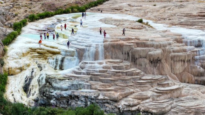 "Van'ın Pamukkale'si" turizmin yeni rotası haline geldi