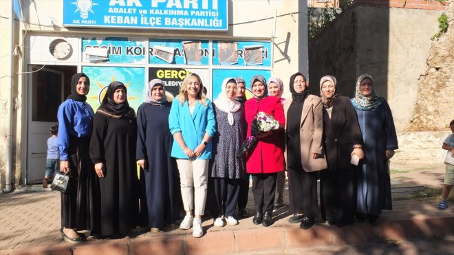 AK Parti Sivas Milletvekili Rukiye Toy, Keban'ı ziyaret etti