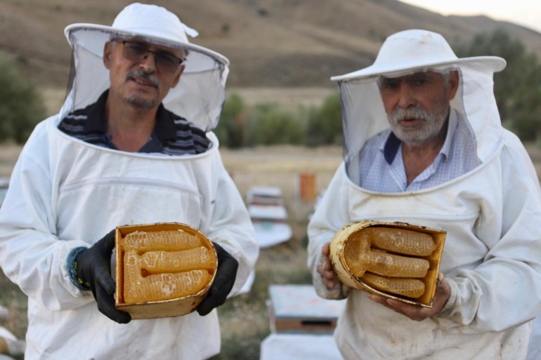 Arıcılığa hobi olarak başlayan emekli polis memuru ve abisi 7 ton bal üretti2
