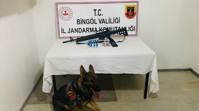 Bingöl'de 2 ruhsatsız av tüfeği ele geçirildi