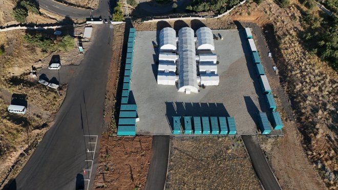 Bingöl'deki UMKE Lojistik Merkezi afet durumunda bölgenin hizmetinde