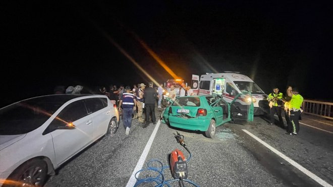 Elazığ'da korkuluklara çarpan otomobildeki 1 kişi öldü, 5 kişi yaralandı