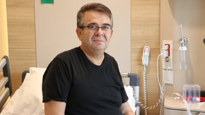 ERZURUM - 6 santimlik kesiyle mekanik kalp kapağı takılan hasta sağlığına kavuştu1