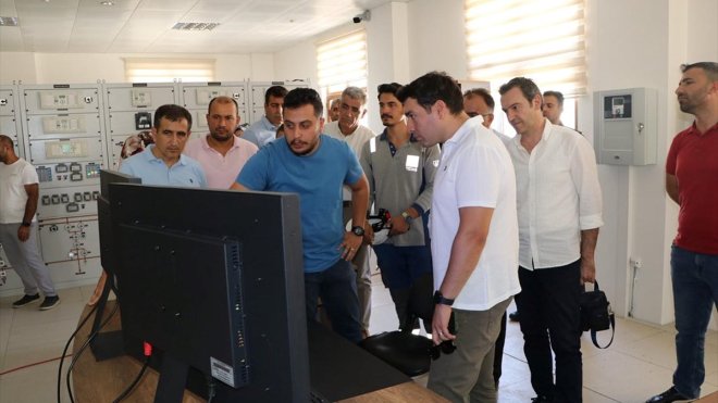 Kaymakam Atalık, Şalt-2 Trafo Merkezinde incelemede bulundu