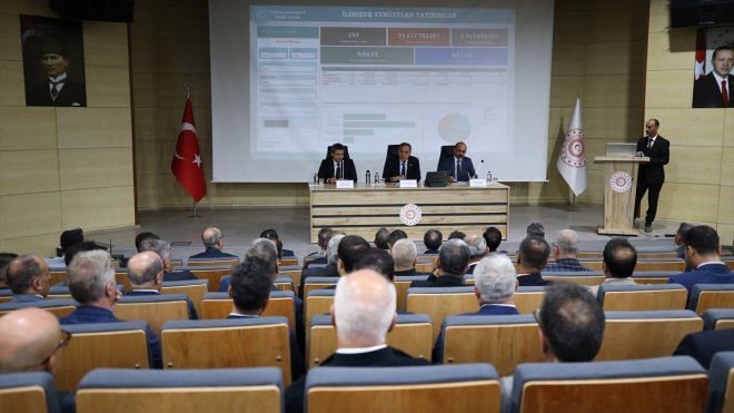 Bingöl'de İl Koordinasyon Kurulu Toplantısı yapıldı