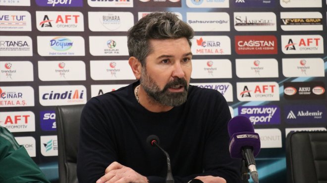 Erzurumspor FK-Boluspor maçının ardından1