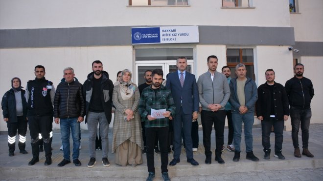 Hakkari'de üniversite öğrenci yurtlarıyla ilgili açıklama