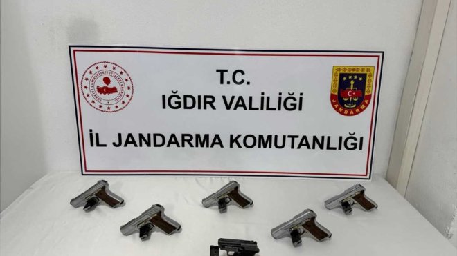 Iğdır'da silah kaçakçılığı operasyonunda yakalanan zanlı tutuklandı