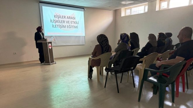 Keban'da "İş Gücü Uyum Programı" kapsamında çalışanlara eğitim