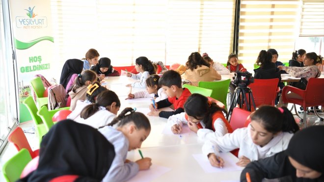 Malatya'da çocuklar, Filistinli akranlarına destek için mektup yazdı