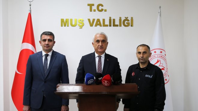 Muş'ta "İl Afet Risk Azaltma Planı İzleme ve Değerlendirme Toplantısı" yapıldı